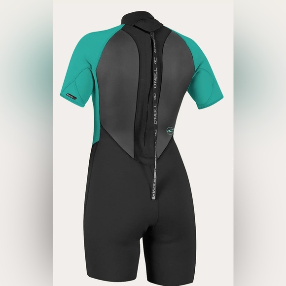 O'NEILL WOMEN'S REACTOR-2 2MM BACK ZIP S/S SPRING (size 10) Wetsuit - Picture 2 of 7
